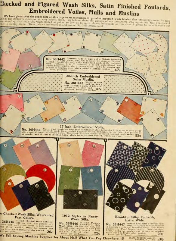 Edwardian Fabric & Fashion Colors 19001919, WWI, Titanic
