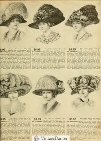 1900 hats