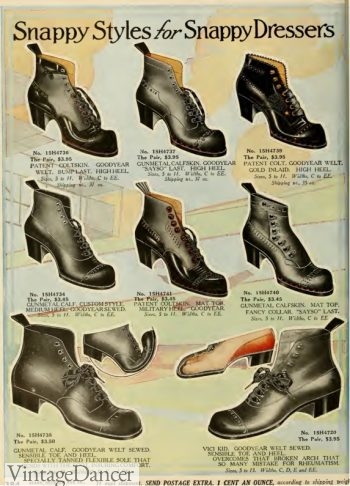 1912 Men's Dress Boots, Titanic Men's Boots and Shoes
