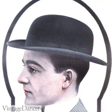 1912 short crown derby mens hat