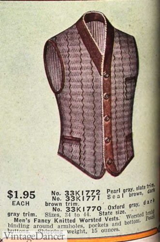 men's 1912 cardigan sweatervest