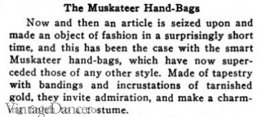 1912 musketeer bag description purse handbag