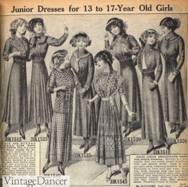 1910s teenage girls dresses daytime Titanic