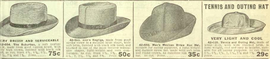 1913 casual hats
