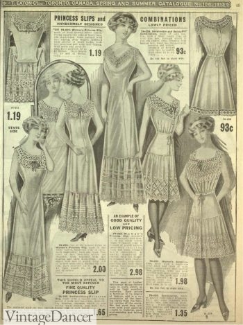 1913 underwear chemise