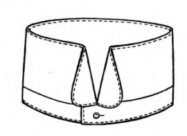 1913 rounded wing collar