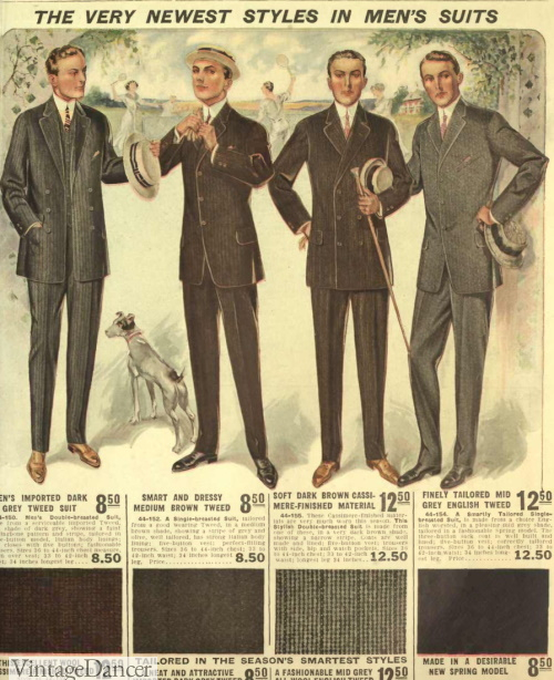 1913 mens suits in the new, slim fit