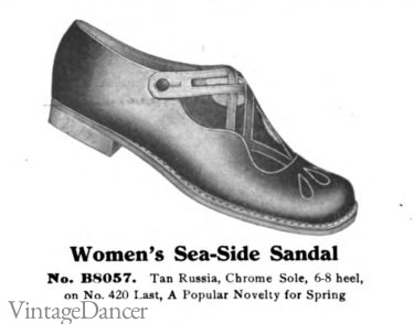 1910s sandals women shoes