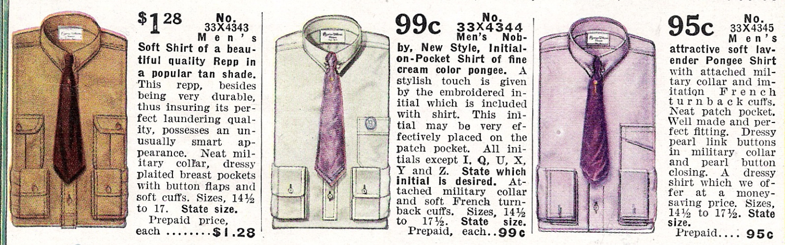 Mens 1914 soft shirts with one or two pockets