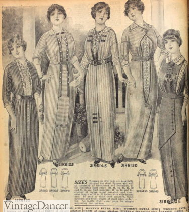 1914 plus size house and day dresses