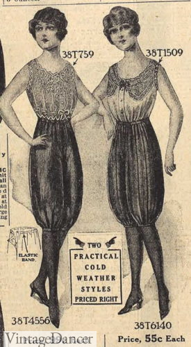1910s girls lingerie