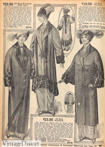 1914 fancy plus size coats