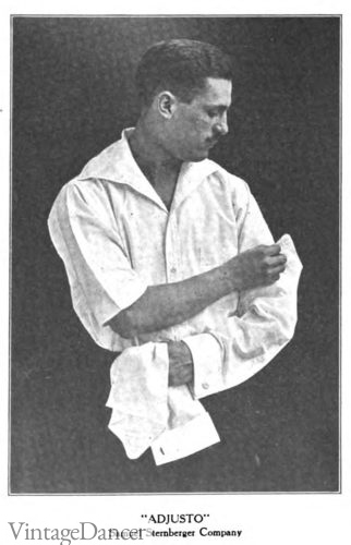 1914 short sleeve sport shirt with detachable long sleeve