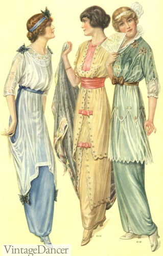 1910s teenage girls evening party dancing dresses at VintageDancer
