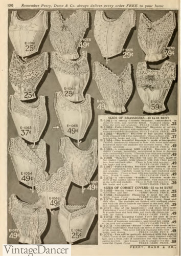 1915 Corset Covers