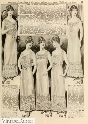 1915 Princess Slips