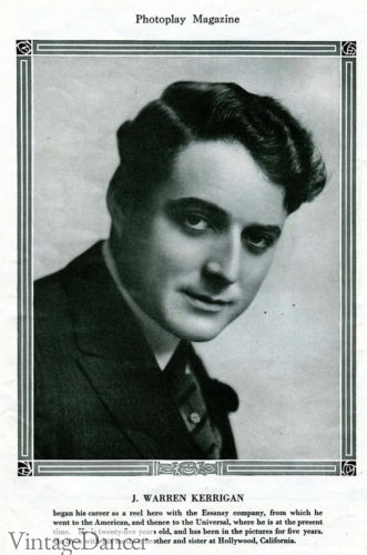 1910s mens hairstyles 1915 waved and side parted