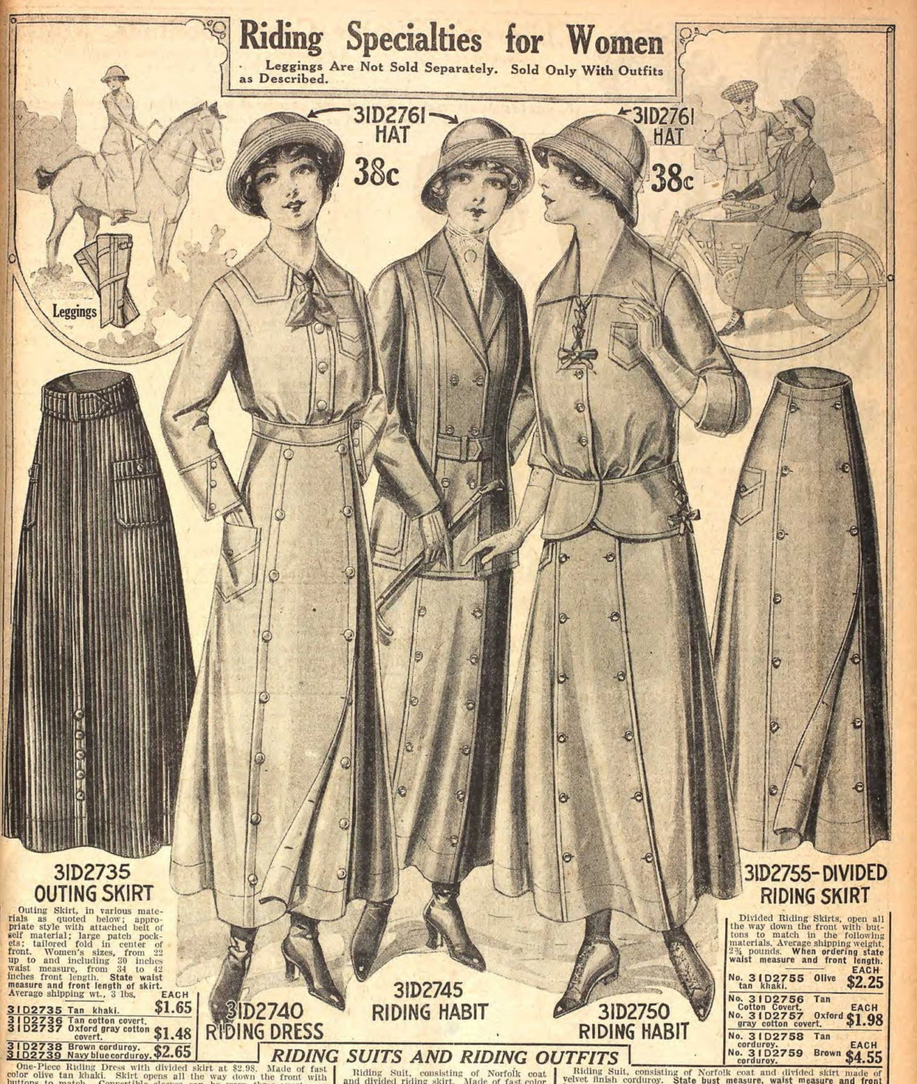 1900-1910s Hiking, Camping, Sport Clothes for Women