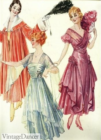 1916 Evening dresses