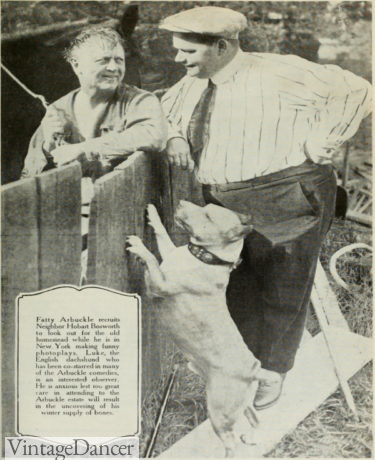 1910s big and tall men plus size Fatty Arbuckle clothing fashion fat men big men large men