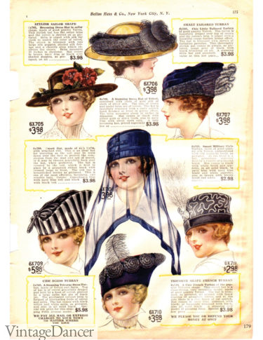 1917 spring hats