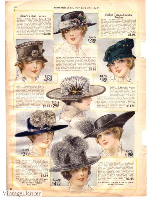 Tea Party Hats | How to Make a Victorian Hat, Vintage Dancer