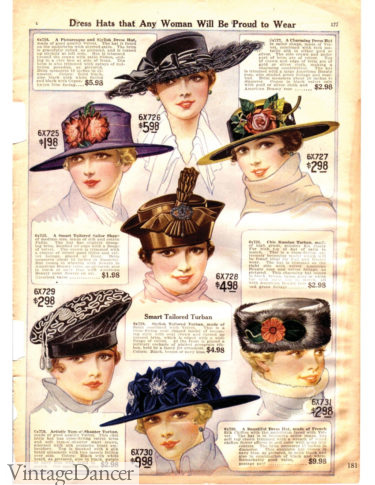 1917 summer hats