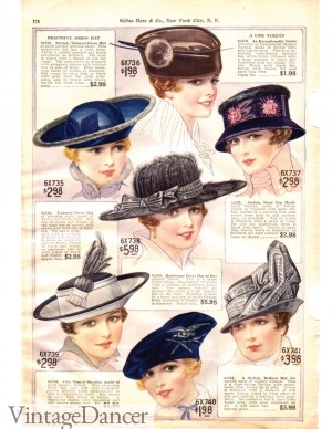 Womens Edwardian Hats History (Titanic Era)