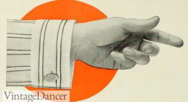 1918 monogram gold cufflinks