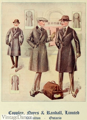 1918 men's slim fit coats