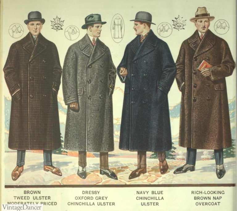 1910s Men's Edwardian Fashion and Clothing Guide