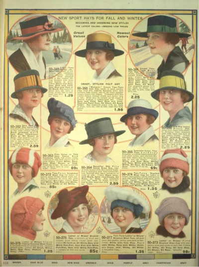 1918 hats for women mr selfridge hats