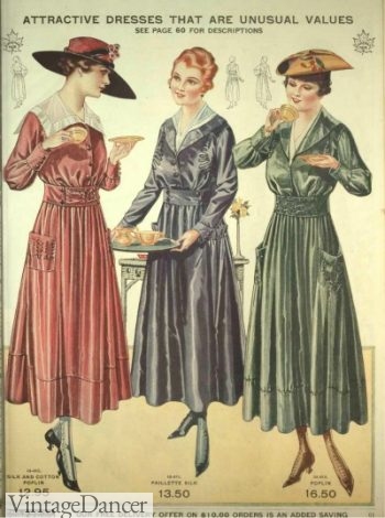 1918 dresses, World War 1