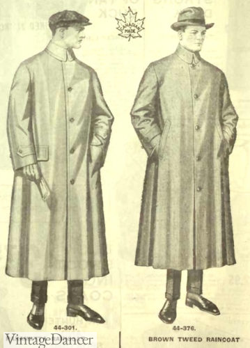 1918 mens rain coats