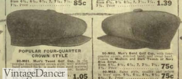 1918 mens casual or work hats