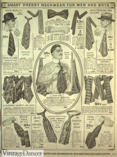 1918 men's ties