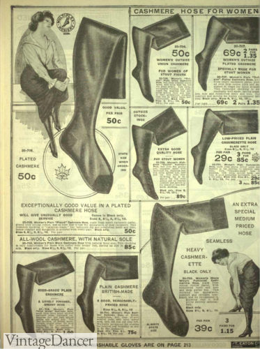 1918 stockings hosiery