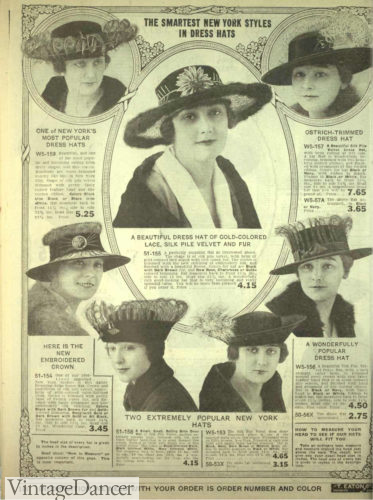 1918 spring hats