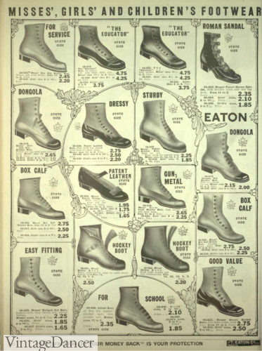 1918 women's and girls shoes and boots