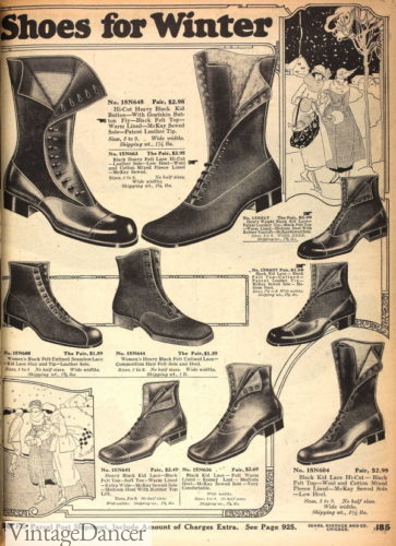 1918 1910s women winter felt top boots snow boots