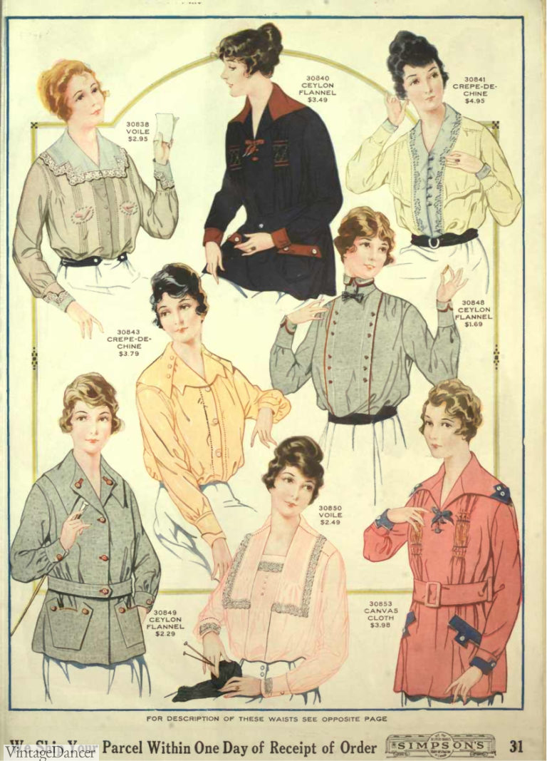 Fashion in 1918 - Women and Men During WWI