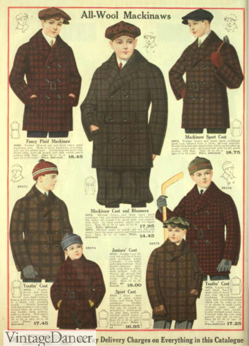 1918 Mackinaw jackets men casual winter fashion