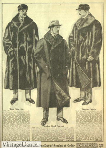 1918 mens fur coats