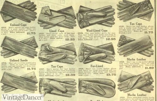 1918 Men's Leather Dress Gloves