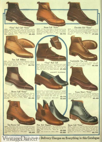 1918 men's dress boots and shoes