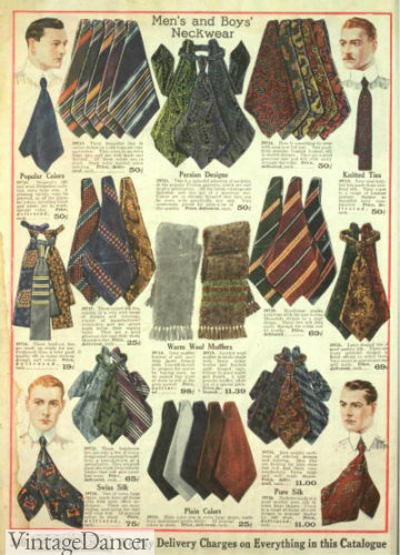 1918 Mens neck ties
