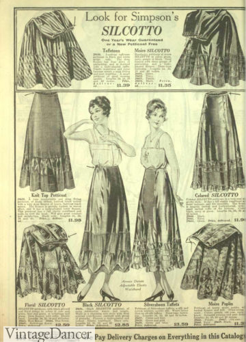 1918 Petticoats womens lingerie
