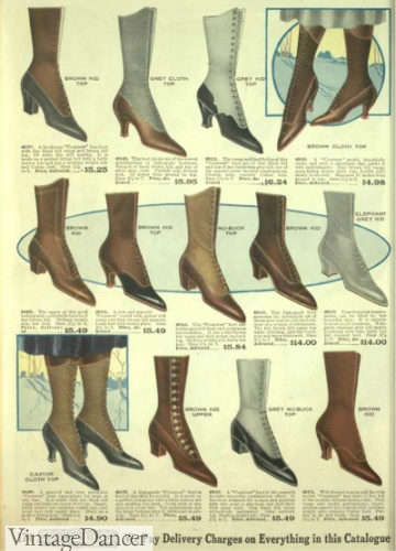 1918 boots and pumps heels shoes for women