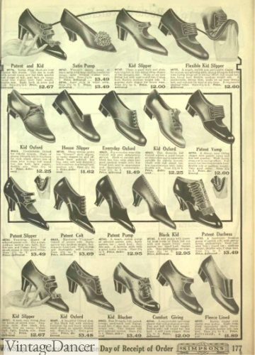 1918 shoes oxford heels walking pumps ladies