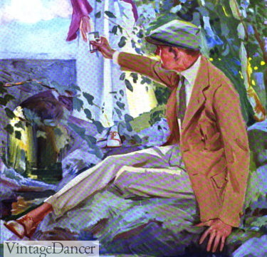 1918 casual summer outing set mens 1920s summer clothes